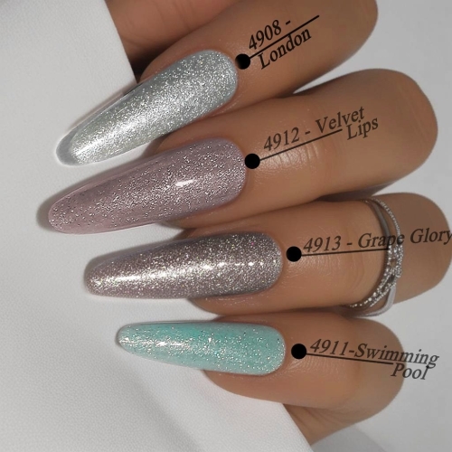 Preview: Mermaid Gel weiß mit leichtem Gold Schimmer